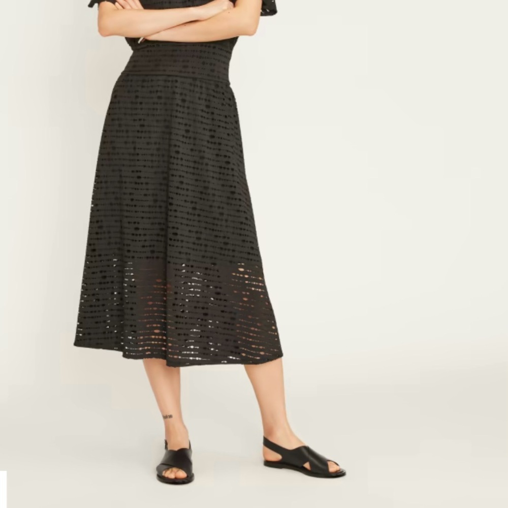 NEW Everlane Black Leather City Crossover Sandal‎ in Size 6 - Picture 2 of 14